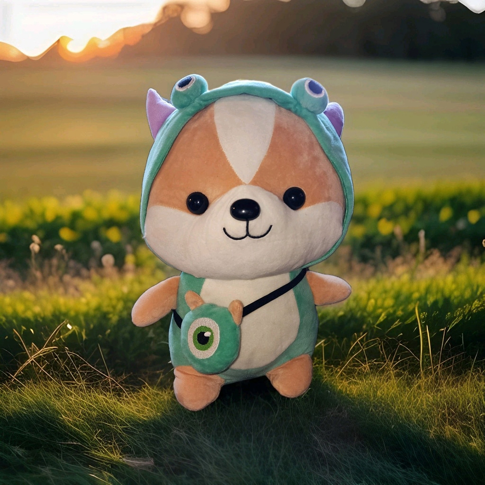 Shiba Inu Corgi Plush Monster 13" Toy Dinosaur